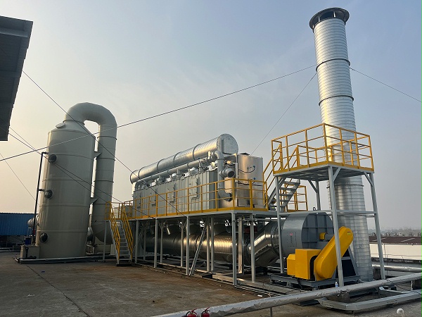 阳晨厨具废气治理 沸石转轮+蓄热式焚烧炉RTO案例