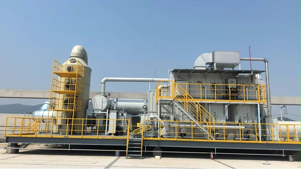 阳晨厨具废气治理 沸石转轮+蓄热式焚烧炉RTO案例