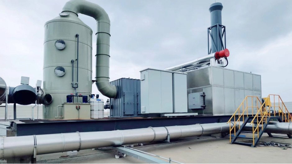 宁波某电子材料公司 沸石转轮+催化燃烧CO 废气治理案例