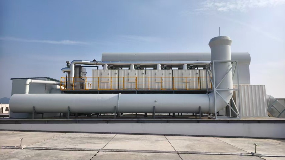 浙江某动漫公司 活性炭吸附+催化燃烧废气处理设备案例