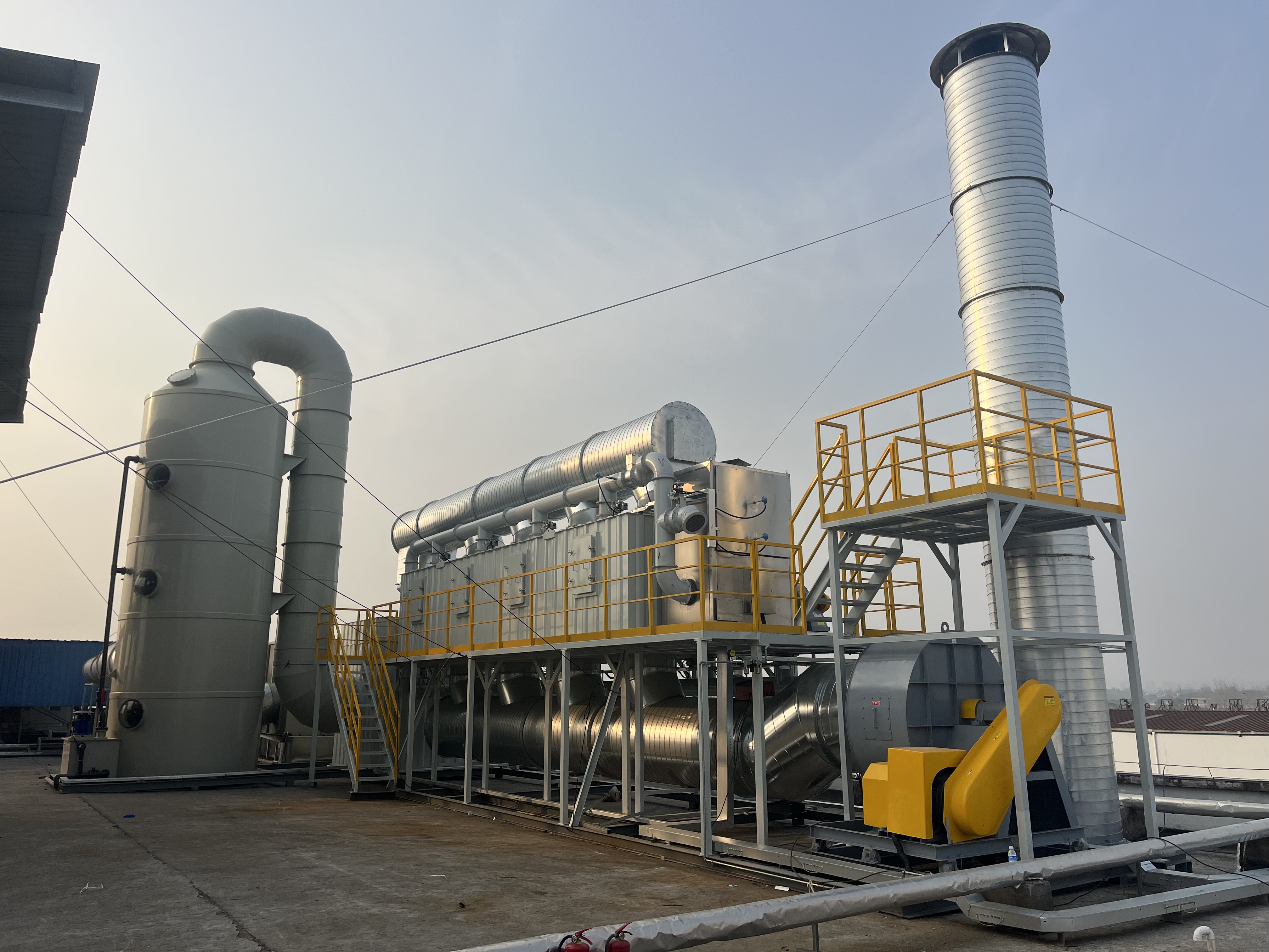 阳晨厨具废气治理 沸石转轮+蓄热式焚烧炉RTO案例