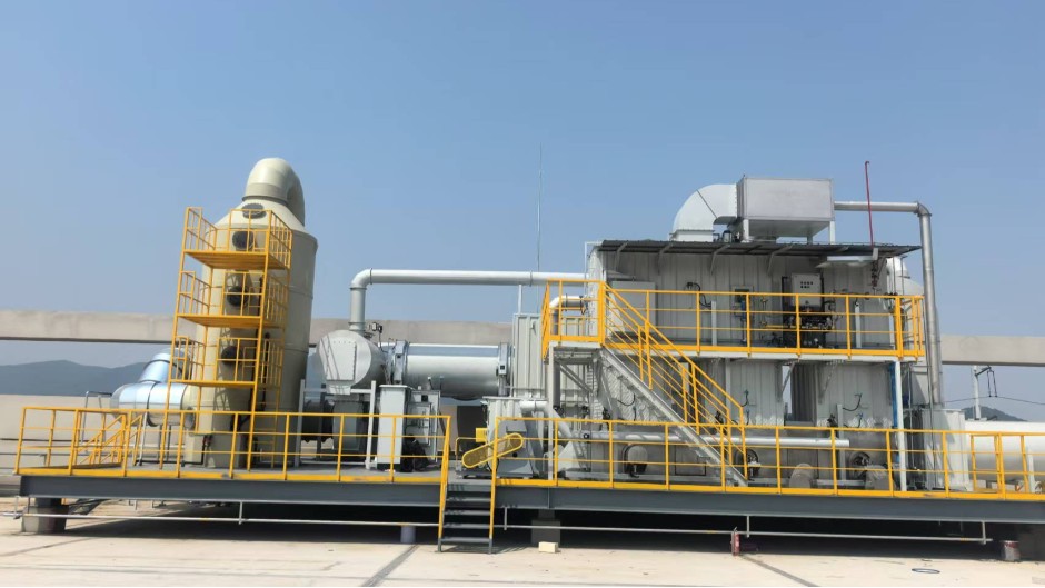 阳晨厨具废气治理 沸石转轮+蓄热式焚烧炉RTO案例