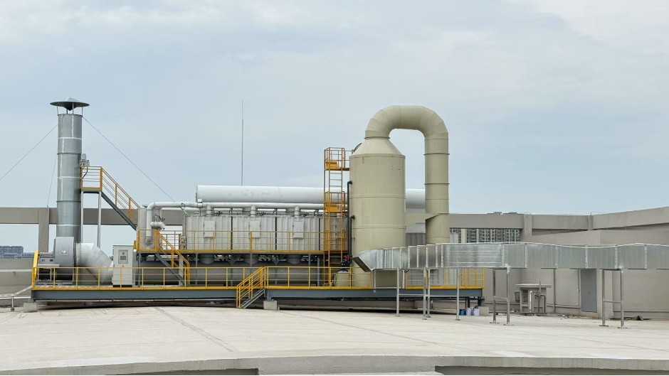 阳晨厨具废气治理 沸石转轮+蓄热式焚烧炉RTO案例